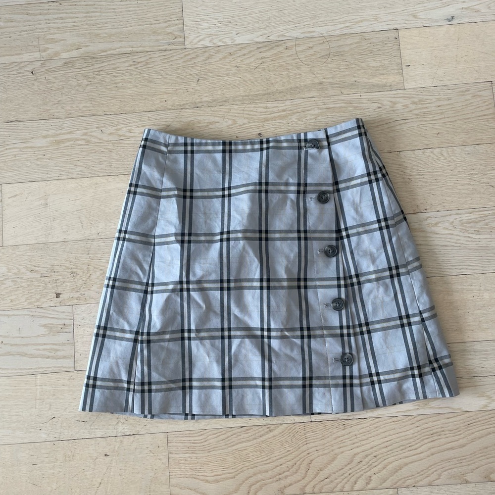 Aritzia plaid mini skirt
